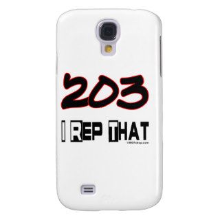 I Rep That 203 Area Code Samsung Galaxy S4 Cases