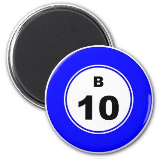 Bingo Ball B Magnets