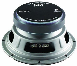 Autotek M10 4 Mean Machine 10 Inch Full Range Speaker  Vehicle Center Channel Speakers 