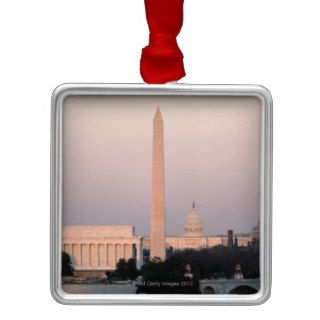 Washington, DC Skyline Ornaments