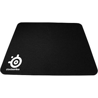 SteelSeries QcK 0.08(D) Nonslip Base Rubber Gaming Mouse Pad, Black  Make More Happen at