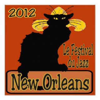Le Chat Noir New Orleans Jazz Fest Custom Announcements