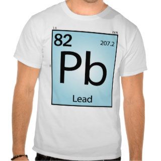 Lead (Pb) Element T Shirt   Front Only