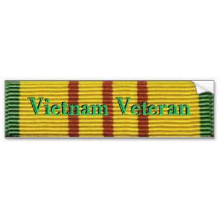 Vietnam Veteran bumper sticker