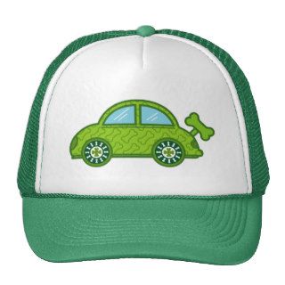 Toy Car (Green Beetle) Trucker Hat