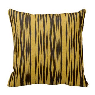 Natural Tiger Texture Print Pillow