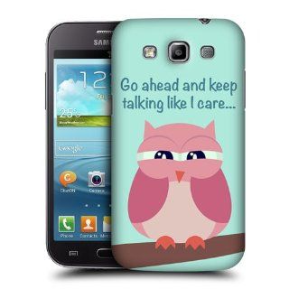 Head Case Designs Pink Wing Mean Owl Hard Back Case Cover For Samsung Galaxy Win I8550 I8552 Cell Phones & Accessories