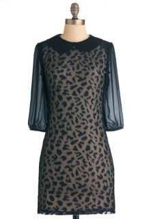 Leopard Trot Dress  Mod Retro Vintage Dresses