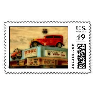 Route 66 postage stamps