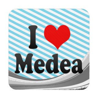 I Love Medea, Algeria Drink Coaster
