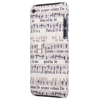 Vintage Music on White iPod Touch Covers