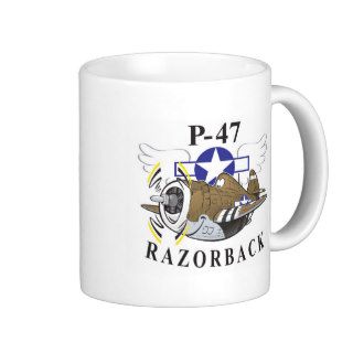 p 47 razorback coffee mug