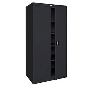 Sandusky Elite 72 x 36 x 18 Storage Cabinet With Adjustable Shelves, Black  Make More Happen at