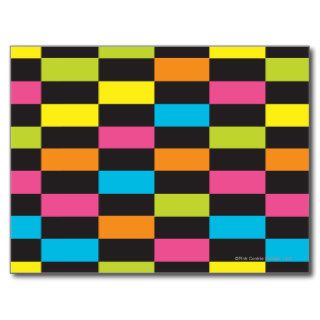 Colorful Rectangles Postcards