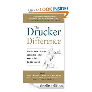 The Drucker Difference What the World's Greatest Management Thinker Means to Today's Business Leaders   Kindle edition by Craig L. Pearce, Joseph A. Maciariello, Hideki Yamawaki. Business & Money Kindle eBooks @ .