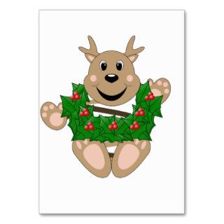 Skrunchkin Reindeer With Wreath Business Cards