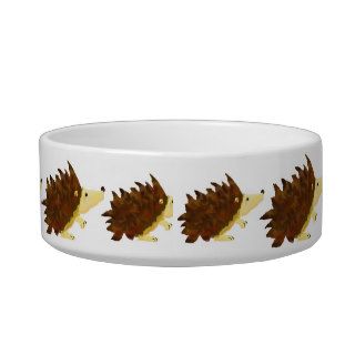Hedgehogs bowl cat food bowls