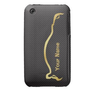 "add your name" STI Impreza Gold Silhouette iPhone 3 Case Mate Cases