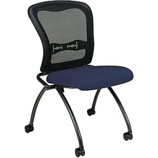Office Star Proline II Fabric Armless Folding Chairs with ProGrid Back  Make More Happen at