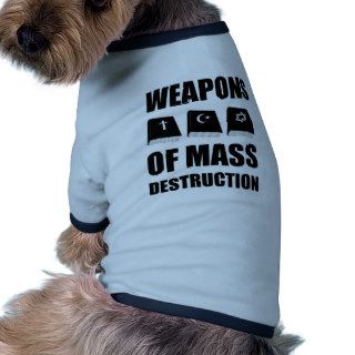Weapons of Mass Destruction WMD Dog Clothes