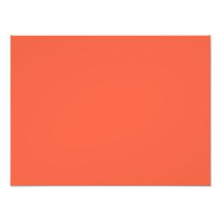Tomato Salmon Orange Solid Trend Color Background Art Photo