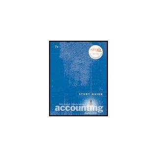 Accounting Chapters 12 25, 7th edition (STUDY GUIDE) Charles T. Horngren 9780131351738 Books