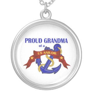 Proud Grandma of a US Sailor Pendant
