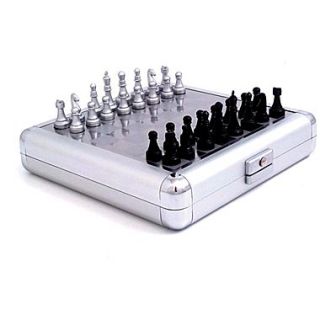 Bey Berk Stainless Steel Magnetic Travel Chess and Backgammon Set  Make More Happen at