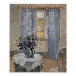 Blue Clematis in the Artist's Studio, Anna Ancher Posters