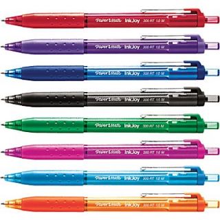 Paper Mate InkJoy™ 300 Ballpoint Retractable Pen, Medium , Assorted, 8/Pack  Make More Happen at