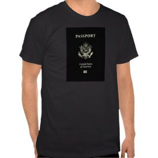 US Passport Cover Tee Shirt