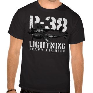 P 38 Lightning Tee Shirts