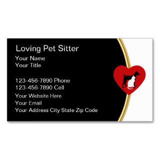 Pet Sitter Business Cards