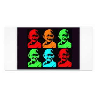 Mahatma Gandhi Collage Picture Card