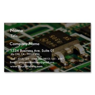 Computers Chips Circuits Business Cards