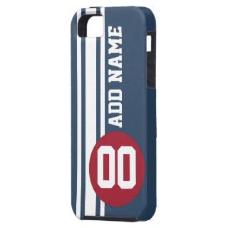 Vintage Auto Racing Stripes with number and name iPhone 5 Cover