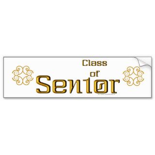 Senior Class of 10 Bumper Sticker