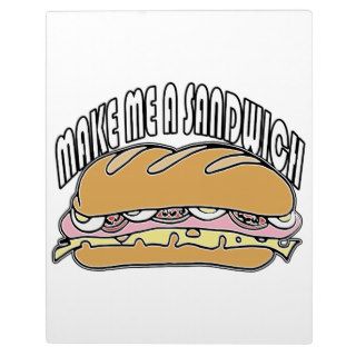 Make Me A Sandwich Photo Plaque