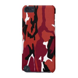 Red Camouflage iPod Touch (5th Generation) Cases