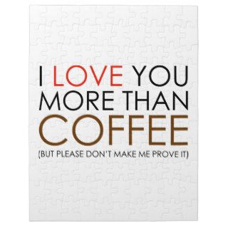 I love You More Than Coffee Puzzles