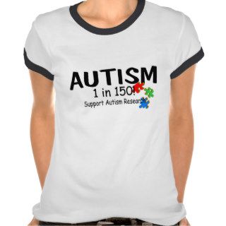 Autism 1 in 150 Support Research (PP) T Shirt