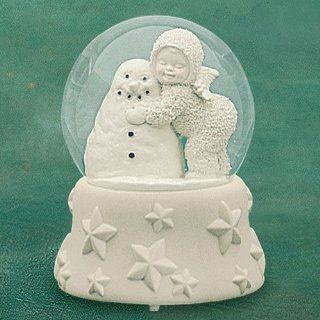 Snowbabies "I'll Hug You Goodnight" Musical Waterglobe Snowglobe Plays "Frosty the Snowman" Song   Snow Globes