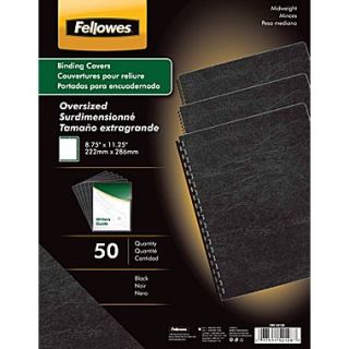 Fellowes Expressions Binding Presentation Covers, Oversize Letter, 200 Pack, Black  Make More Happen at