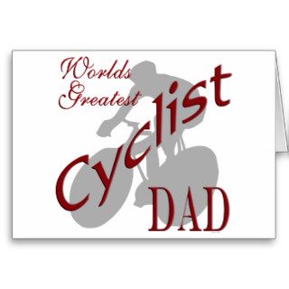 Cycling Worlds Greatest Cycling Dad Sport Athlete Card