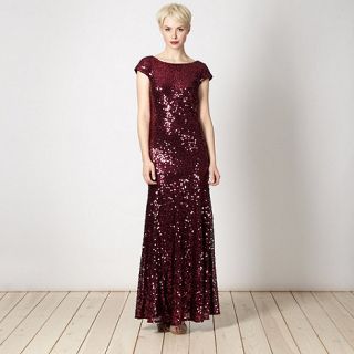 No. 1 Jenny Packham Designer purple sequin dress
