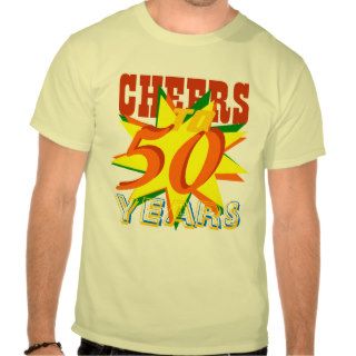 Cheers To 50 Years Birthday Tshirt