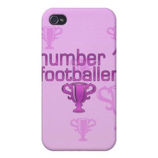 Football Gifts for Her Number 1 Footballer Case For iPhone 4