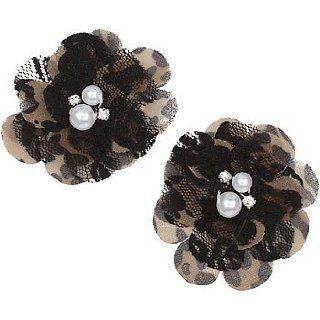  Smoochie Pooch Leopard Dog Hairbows, One Size Fits Most  Pet Apparel 