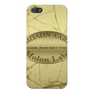 Molon Labe 2nd Amendment Gun Rights Slogan iPhone 5 Cases
