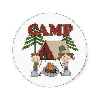 Summer Camp Stickers